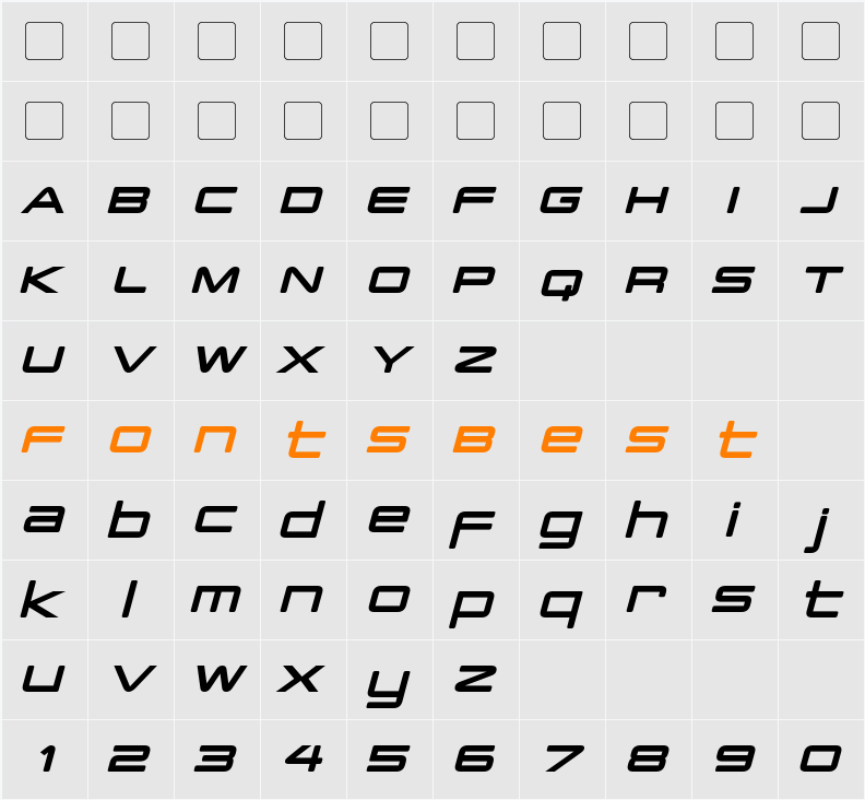 PCap Terminal Character Map