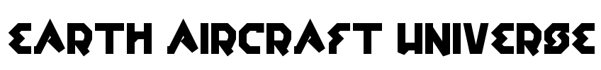 earth aircraft universe Font Image