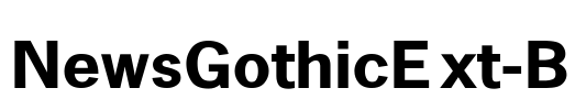 NewsGothicExt-B