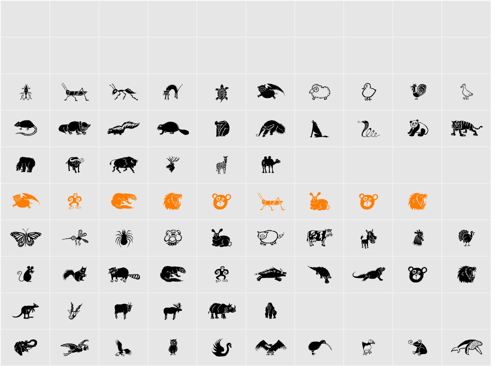 DF Wildlife Plain Character Map