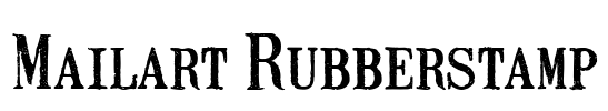 Mailart Rubberstamp
