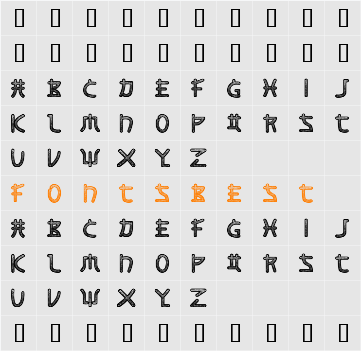 Screen Character Map