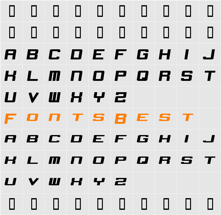 NeverSayDie Character Map
