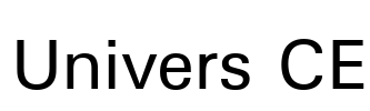 Univers CE Font Image