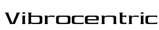 Vibrocentric Font Image