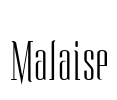 Malaise Font Image