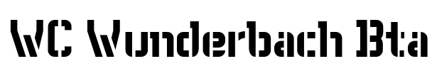 WC Wunderbach Bta