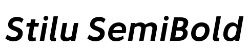 Stilu SemiBold Font Image