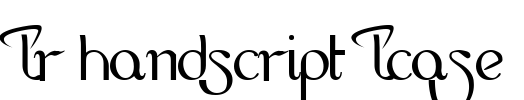 LR HandScript LCase Font Image
