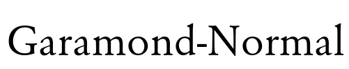 Garamond-Normal