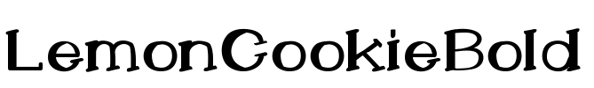 LemonCookieBold Font Image