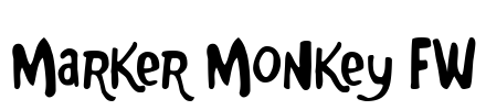 Marker Monkey FW Font Image