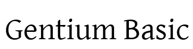 Gentium Basic