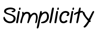 Simplicity Font Image