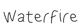 WaterFire Font Image