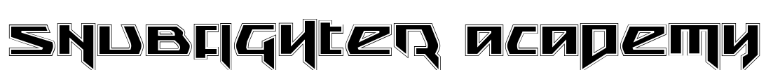 Snubfighter Academy Font Image