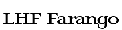 LHF Farango Font Image