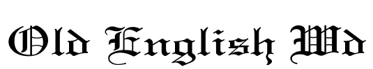 Old English Wd