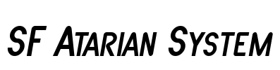 SF Atarian System Font Image