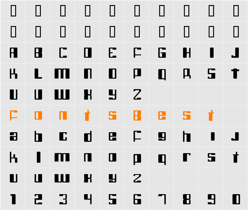 Robotic Monkey Character Map