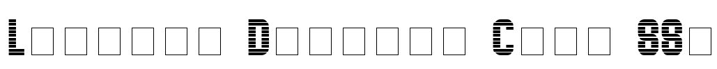 Levelor Display Caps SSi Font Image