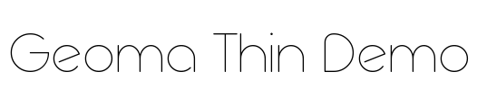 Geoma Thin Demo