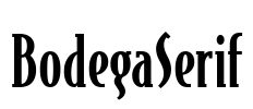 BodegaSerif Font Image