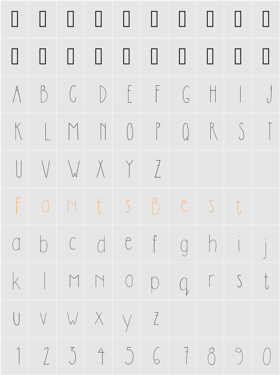 DilemHandwritten Character Map