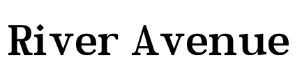 River Avenue Font Image
