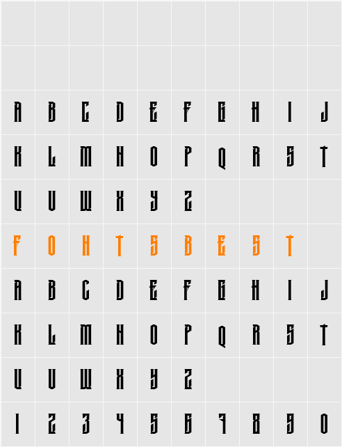 MCF krechet Character Map