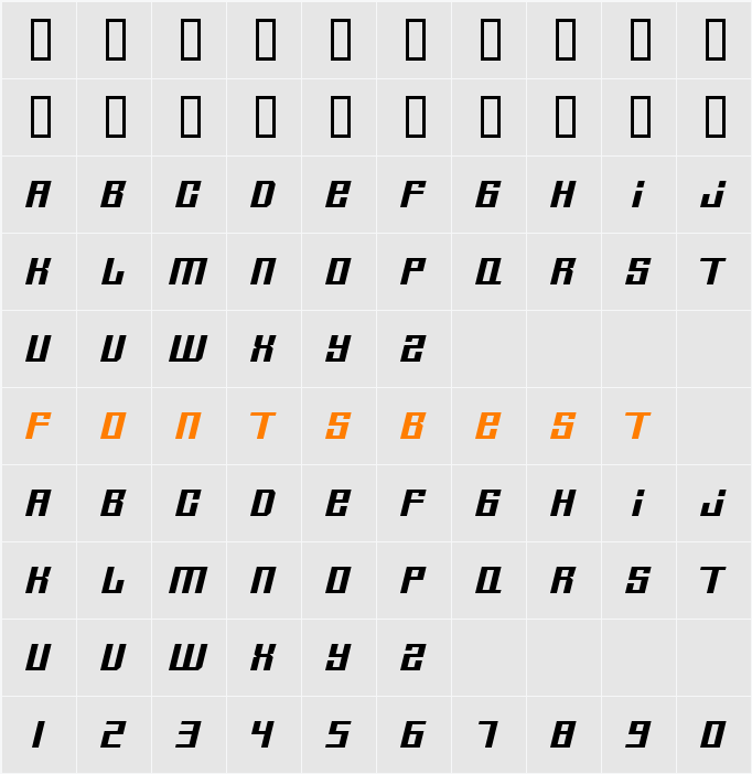 Tristar New Character Map