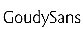 GoudySans Font Image