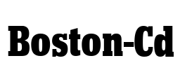 Boston-Cd Font Image