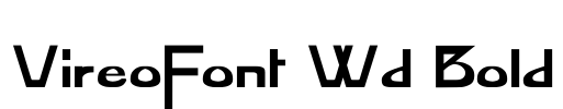 VireoFont Wd Bold