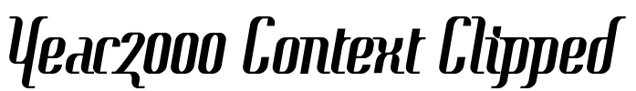 Year2000 Context Clipped Font Image