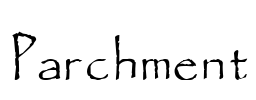 Parchment Font Image