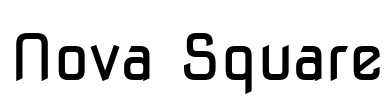 Nova Square Font Image