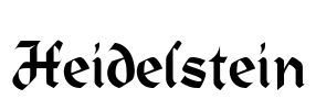 Heidelstein Font Image