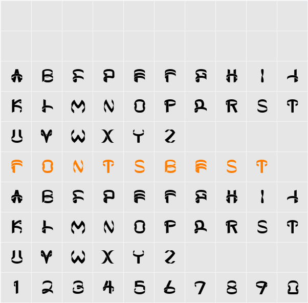 helixx Character Map