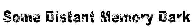Some Distant Memory Dark Font Image