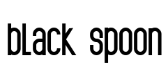 black spoon