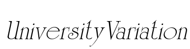 UniversityVariation