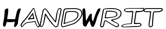 HandWrit Font Image
