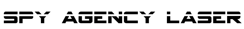 Spy Agency Laser Font Image