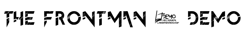 The FrontMan 2 demo Font Image