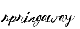 SpringAway Font Image
