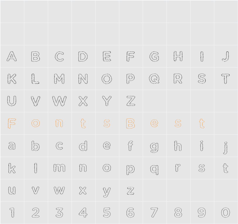 Kent SF Character Map