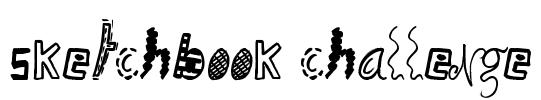 Sketchbook Challenge Font Image