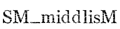 SM_middlisM Font Image