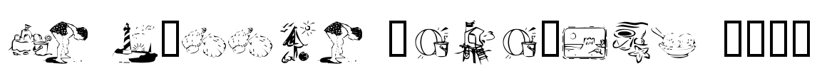KR Summer Vacation 2002 Font Image